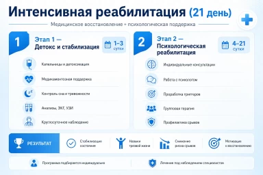 Реабилитация за 21 день в Гурьевске